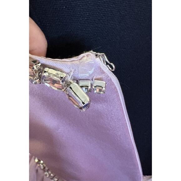 Mac Duggal Puff-Sleeve Short Party Dress 20688 in Blush Size 2 READ DESCRIPTION - Picture 8 of 15